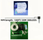 30 m LED juosta – įvairių spalvų, šviečianti dekoratyvi juosta