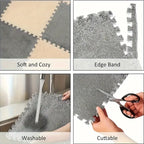 24 vnt. kilimėlio plytelės – 30×30×1 cm, neslystančios, lengvai plaunamos, pritaikomos