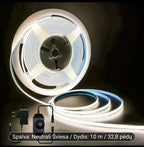 10 m LED juosta su Europos kištuku – reguliuojamas bevielis apšvietimas, šiltas šviesos tonas