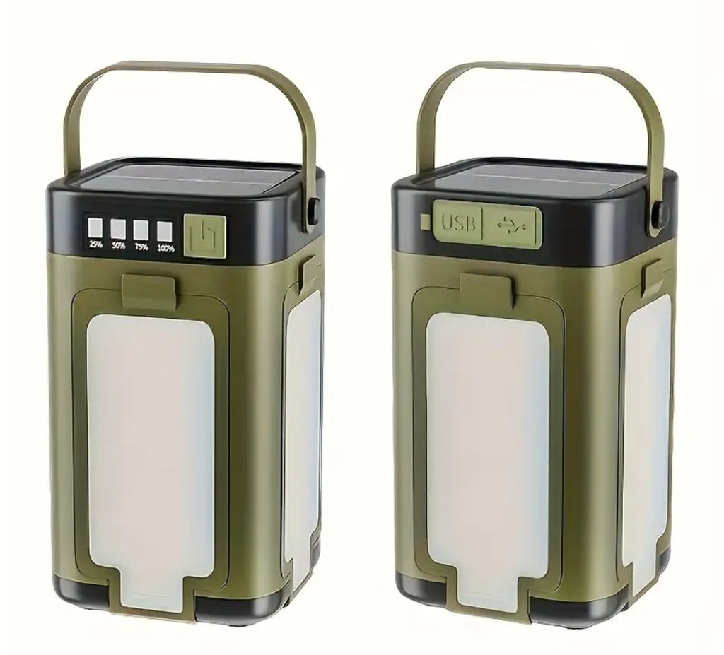 Rankinis nešiojamas žibintas – sulankstomas, 6 šviesos režimai, pakabinamas LED prožektorius