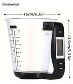 Daugiafunkcinis matavimo puodelis – 600 ml, su elektriniu ekranu, 3 spalvos