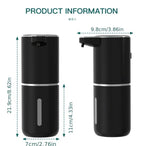 380 ml automatinis muilo dozatorius su jutikliniu sensoriumi – sieninis, baterijomis maitinamas, greitas įkrovimas