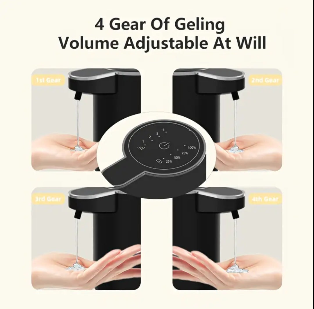 380 ml automatinis muilo dozatorius su jutikliniu sensoriumi – sieninis, baterijomis maitinamas, greitas įkrovimas