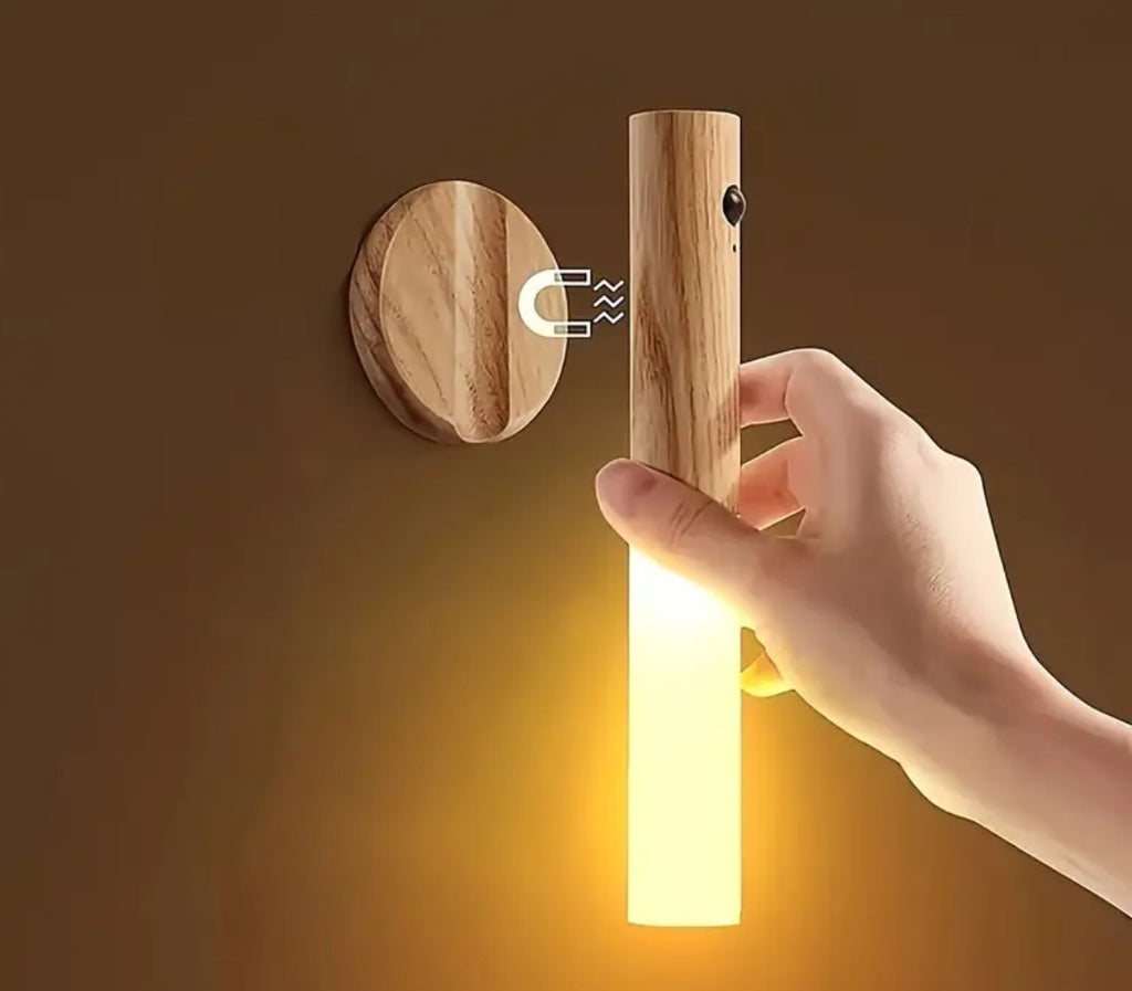 2 vnt / 3 vnt protinga naktinė LED lemputė su judesio jutikliu – įkraunama, magnetinė, USB, belaidis dizainas