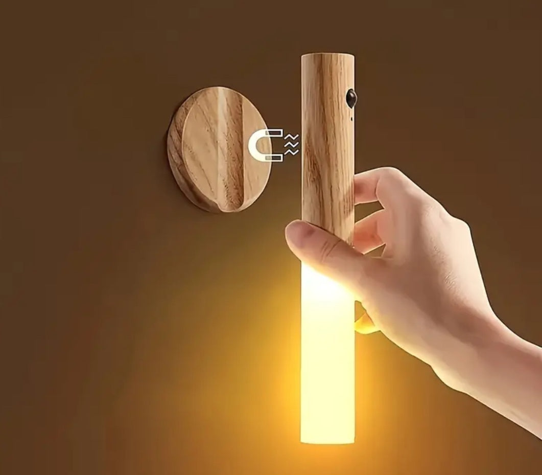 2 vnt / 3 vnt protinga naktinė LED lemputė su judesio jutikliu – įkraunama, magnetinė, USB, belaidis dizainas