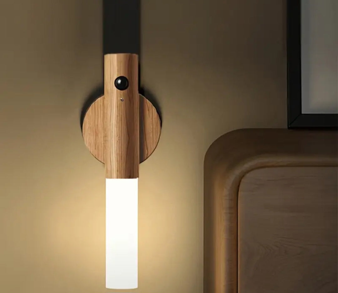 2 vnt / 3 vnt protinga naktinė LED lemputė su judesio jutikliu – įkraunama, magnetinė, USB, belaidis dizainas