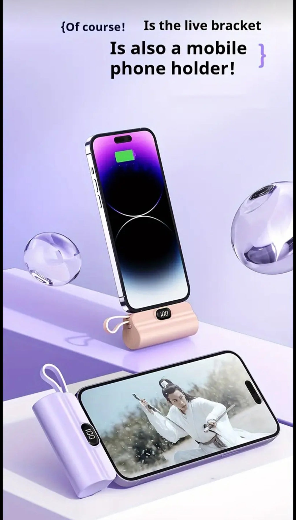 „BYGP 5000 mAh Mini Power Bank USB‑C