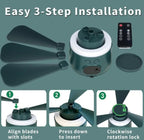 Nešiojamas USB Kempingo Ventiliatorius su LED Apšvietimu – Stovyklavimui, Palapinėms, Lauko Įrankis