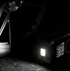 Nešiojamas mini belaidis padangų pripūtimo įrenginys su skaitmeniniu slėgio matuokliu