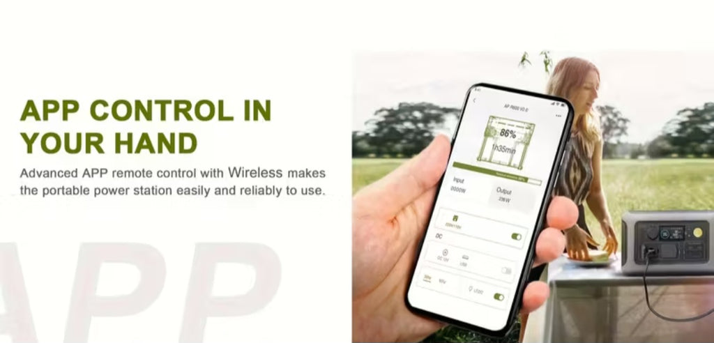 ALLPOWERS R600 nešiojama galios stotis su 299Wh LiFePO4 baterija – 600W AC